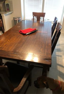 Dining table used.