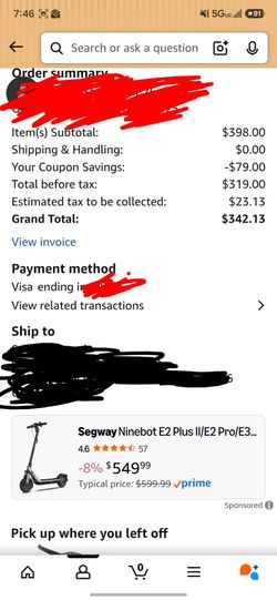 NAVEE V25/V25 Pro/V40 Electric Scooter for Adults