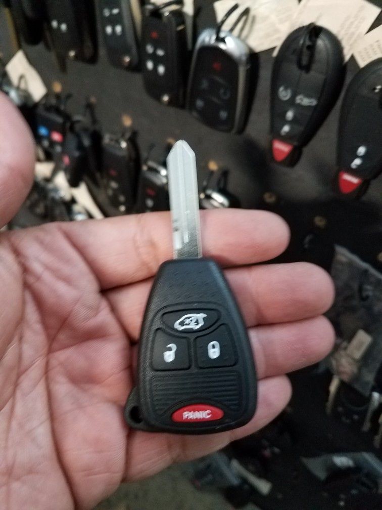 Made in Upland for $99| 2005-18 Jeep Chrysler Dodge Key & Remote Copy (200, Avenger, Charger, Durango, Magnum, Patriot, Liberty, Wrangler, RAM & more)