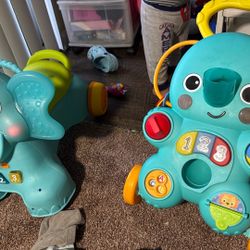 Like New Learning Walker And Ride On Toy Mooving Need Gone Asap