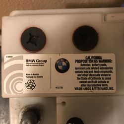 Genuine OEM BMW battery