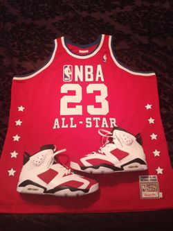 1984 Authentic All-star Jersey ..(Sz56) (Sz11) DS Carmine 6's