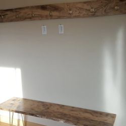 Entry Way Bench And Coat Rack 