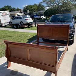 Wood Queen Size Bed Frame 