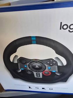 G29 racing steering wheel and pedals
