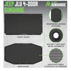 Alien sunshade For Jeep WranglerJLU