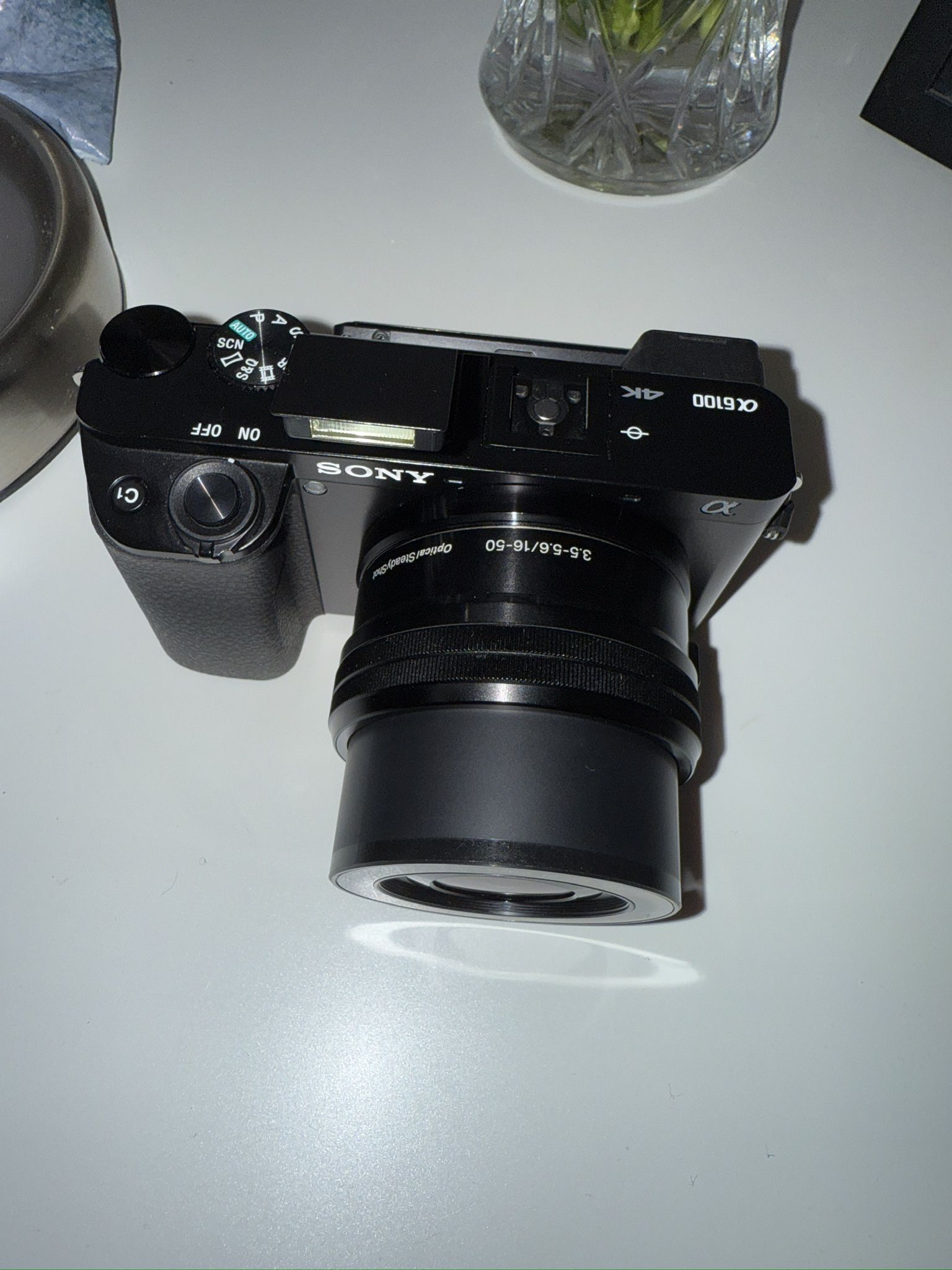 Sony - Alpha 6100 Mirrorless 4K Video Camera with E PZ 16-50mm Lens - Black