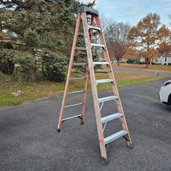 Werner 8' Fiberglass Step Ladder