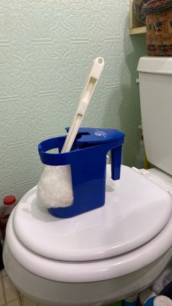 Cleaning Ideas Toilette Bowl Mop & Holder
