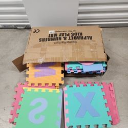 Alphabet &Numbers Foam  Kids Play Mat