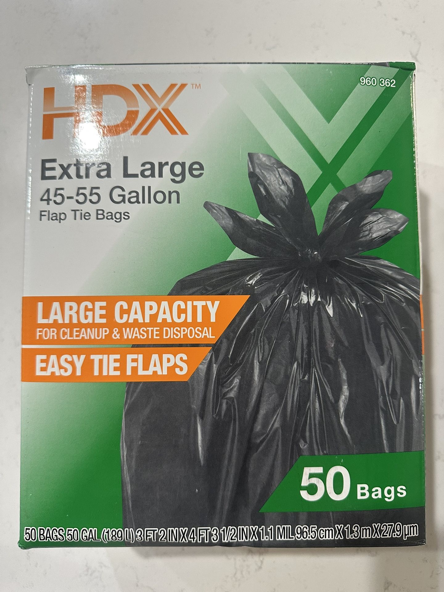 HDX Extra Large 45-55 Gallon Trash Bags