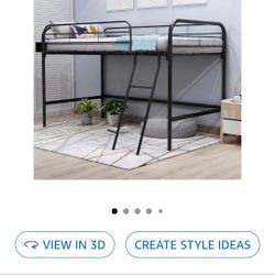 Twin Size Loft Bed (Missing Ladder)