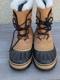 SOREL Caribou Men’s Waterproof Winter Snow Boots Size 8 – Excellent Condition