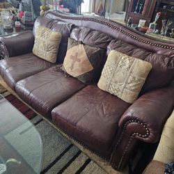 Leather Couch 