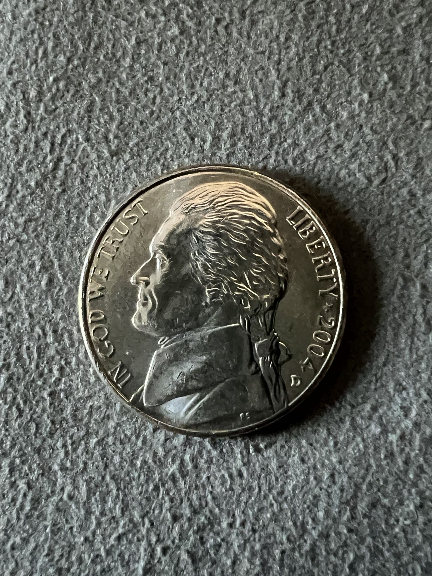 2004-D Nickel “new” (uncirculated) 1803 Louisiana Purchase