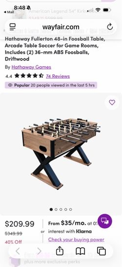 Hathaway foosball table