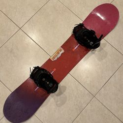 151 cm Burton Snowboard with Burton EST Bindings 