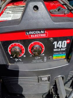 Lincoln Electric Weld-Pak 140 HD Welder with Helmet