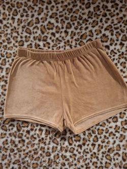Brown Terry Cloth Shorts