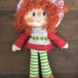 Vintage Strawberry Shortcake Rag Doll 