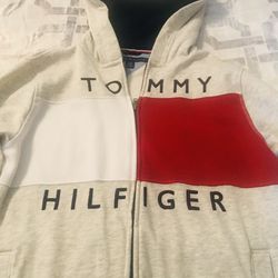 New Tommy Hilfiger Boys Jacket with Hoodie Size L (16/18) 