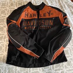 original Harley Davidson Gastone Colorblocked Riding Jacket - size XL