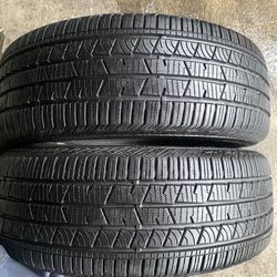 Two 235-55-19 Continental Cross Contact Lx Sport SSR OEM Mercedes