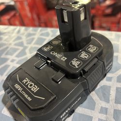 RYOBI 18v battery 1.5 ah