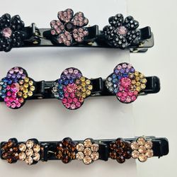 Braided Hair Clips for Women, Sparkling Crystal Stone Easily Braided Hair Clips Hair Accessories Clips #0002 