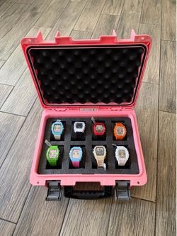 Invicta Racing Miami 8 Watch Bundle - Pink Case Signed by F2 Drivers 43mm LE 220