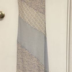 Blue Print Spaghetti Strap Sundress