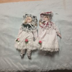 Porcelain Dolls Vintage 