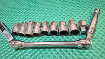 snap-on ratchet with socket set 150