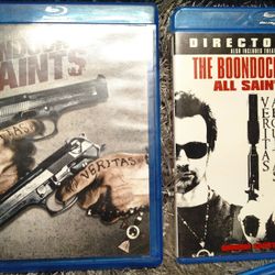 Boondock Saints 1 & 2 Blu Ray Discs