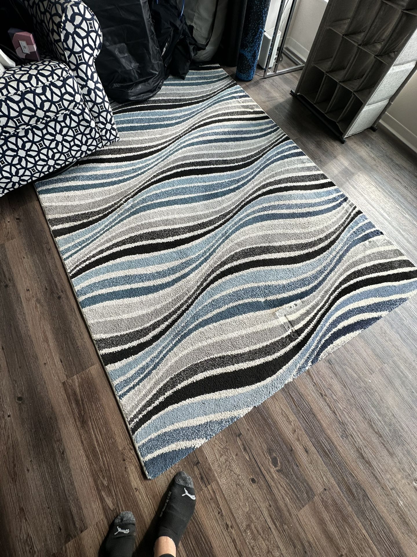 Rug- contemporary Abstract Area Rug 