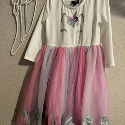 unicorn Dress 6x 