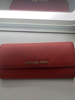 Red Michael Kors Wallet