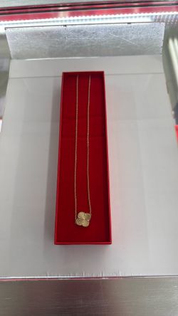 14KT CLOVER PENDANT CHAIN