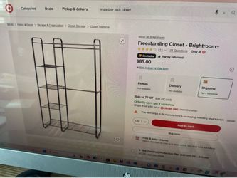 Freestanding closet