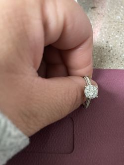 14 K White Gold With 75 Round Diamonds