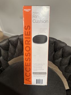 Foam Ring Cushion for seating comfort- New in box Black