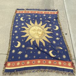 Sun/moon/star Trow Blanket 