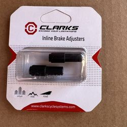 Clark’s Inline Brake Cable Tension Adjuster 2pc New!