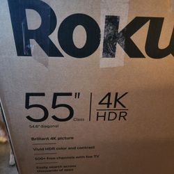 TV ROKU SMART 55".