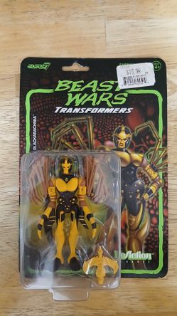 Beast Wars Transformers- Blackarachnia Super 7 ReAction Figure