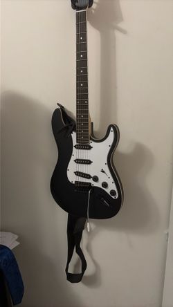 bpc 6 string electric guitar with amp