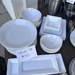 White Dish Set 