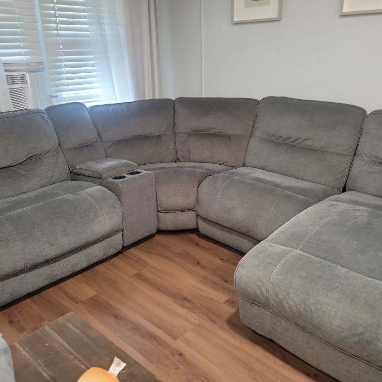 Couches Recliner Grey 