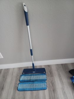 BONA MICROFIBER FLOOR CLEANER BROOM AND PADS