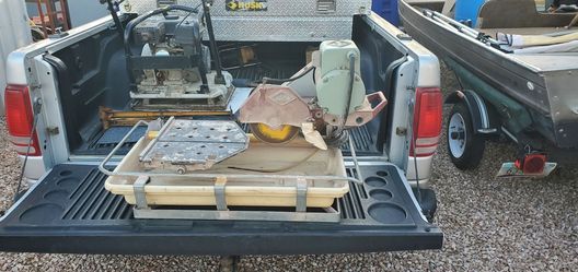 Tile Cutting Saw Includes 45 Degrees Bullnose Miter